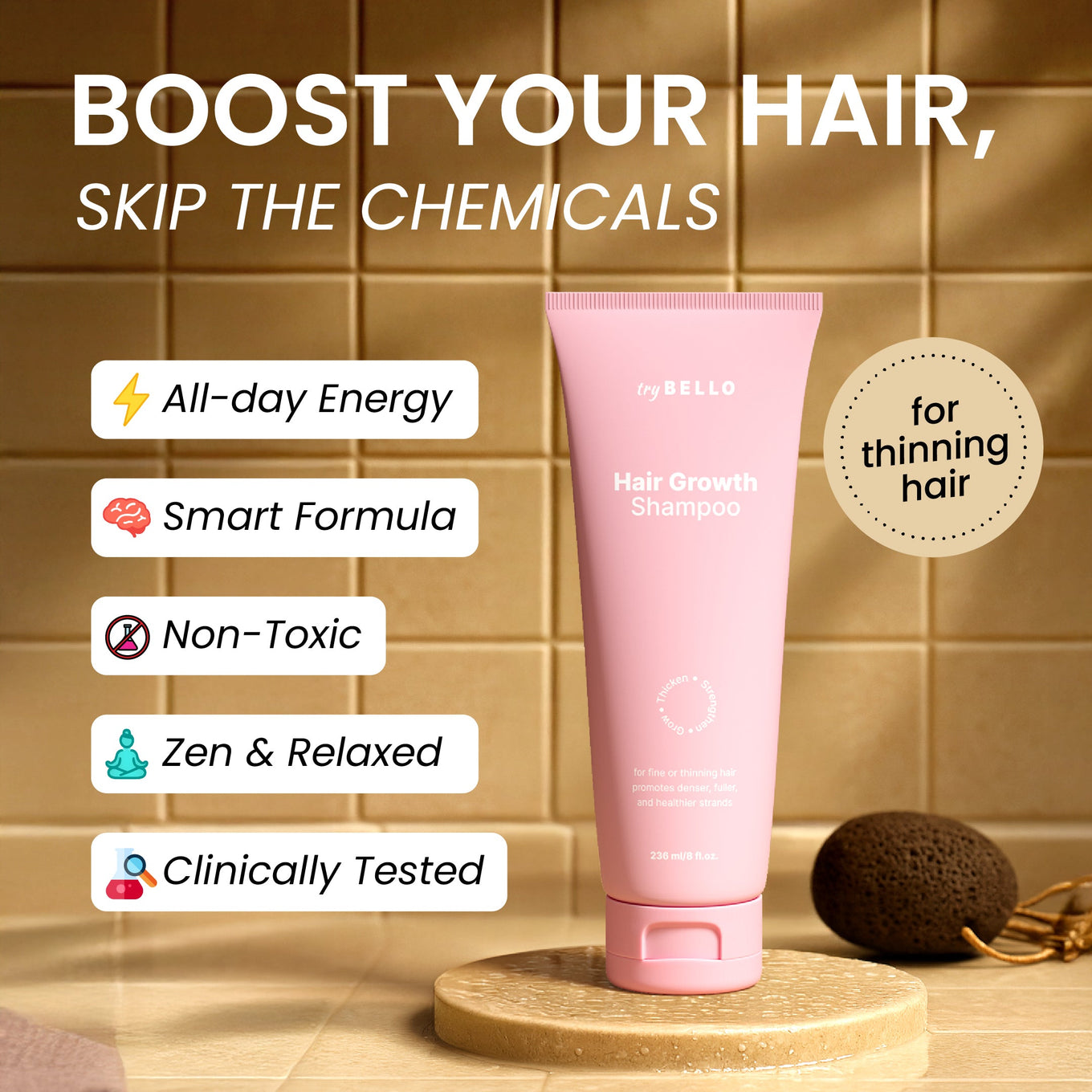 Bello Hair Growth Shampoo